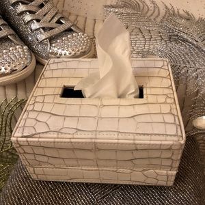 Unique Handcrafted Design Tissue/ Cellphone Holder